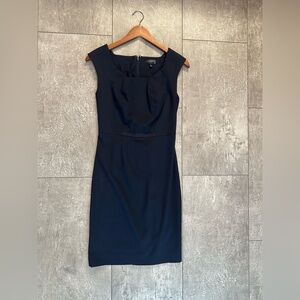 The Limited Navy Blue Sheath Dress Size 0 EUC